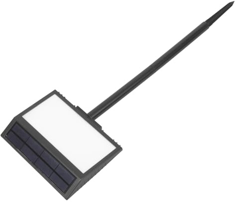 Solar Powered House Numbers LED Black Plastic Address Plaque | Door Sign with Solar Light, Light-sensitive Control, Multiple Installation Options