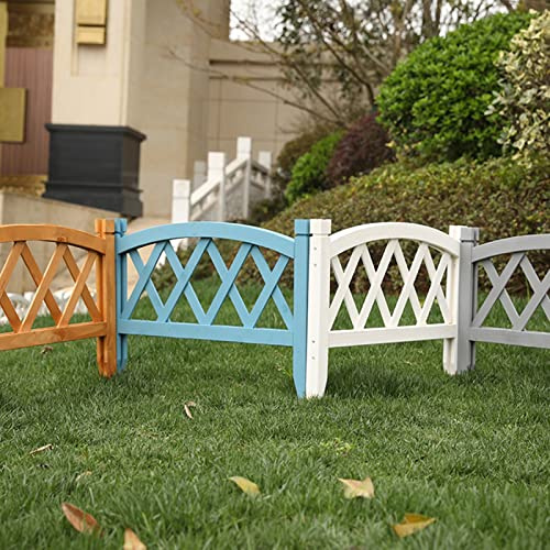 Dekorativer Gartenzaun, erweiterbares Holzspalier für Kletterpflanzen, kein Graben, Landschaftseinfassung mit Verankerungspunkten, weiße Farbe, perfekter Pflanzenschutz, Gartenbarriere-Element