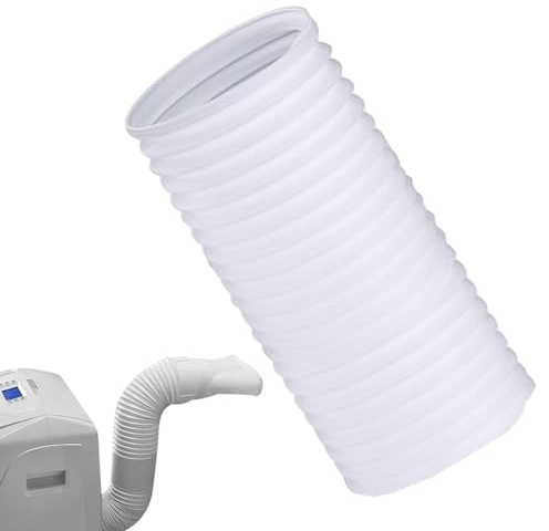 Tubo Di Scarico Vent AC – Diametro 5,9” Per Condizionatore Portatile | Tubo Telescopico In Filo D’Acciaio Flessibile Con Filettatura Oraria/Antioraria, Tuboo Di Scarico Telescopico Resistente Al Calor