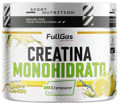 Creapure® (Creatina Monohidrato en polvo) - Limón - 250g