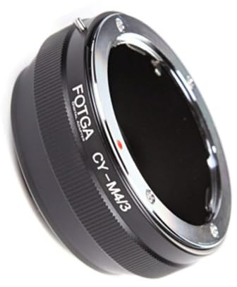 FOTGA Lens Mount Adapter Ring for Contax C/Y Mount Lens to Micro Four Thirds M4/3 MFT Mount Camera Olympus Pen E-PL1/2 E-PL7/8/9/10 OM-D E-M5 E-M10 II III Lumix GH2 GH3 GH4 GH5 GH5