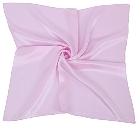 UK_Stone 100% Seide Unisex Einfarbig Bandana Schal Halstuch 50 * 50cm (Hellviolett)