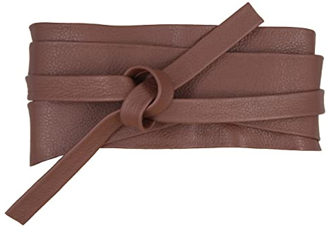 Vanzetti Gürtel Damen Leder Belt Ledergürtel zum Wickeln Damengürtel 70 mm Taillengürtel
