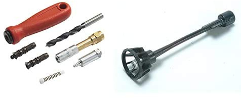 WAGNER Farbsprühsysteme CupGuns W 95 und W 180 P - Einspritz-Set zur Holzbehandlung + Flexible Düsenverlängerung