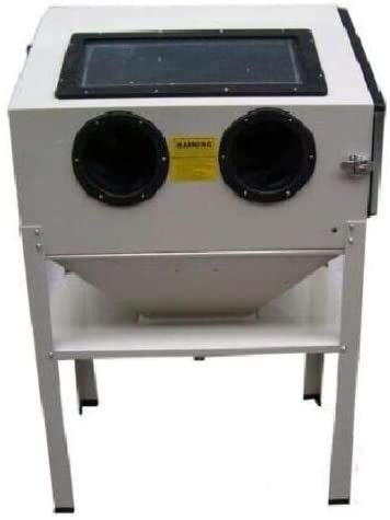 AWZ Cabine de sablage avec pistolet et 4 buses 220 l