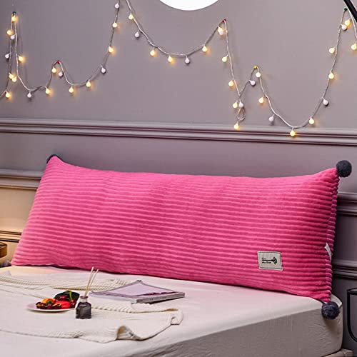 YUR Rutschfestes Nachttisch-Kopfteil-Kissen für Bett/Sofa/Couch, mit Befestigungsbändern, Tatami-Rückenpolster, Lesekissen, abnehmbarer Bezug