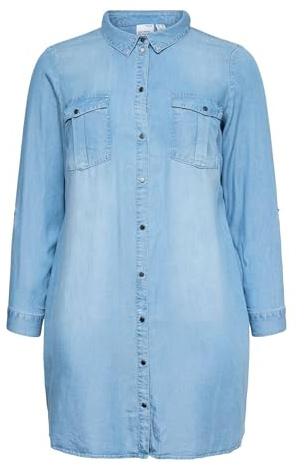 VERO MODA VMSILA LS Short Dress Mix GA Curve NOOS