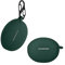 kwmobile Custodia Silicone Cuffie Compatibile con Huawei Freebuds 5i Cover - Custodia Porta Auricolari con Moschettone - Case verde scuro