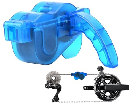 Kettenreiniger Fahrradkette, Fahrradketten Reiniger, Kettenreiniger Fahrrad, Fahrradkette Bürste, Tragbares Effizientes Kettenwartungs, Schrubber Werkzeug, Reinigungswerkzeug