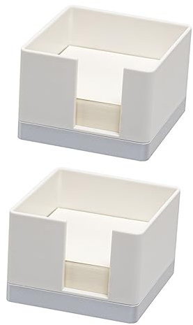 HAPINARY 2 Sets Box Memo Pad Notizen Organizer Memo Pad Papier Schreibtisch Schreibwaren Büro Schreibtisch Schule Liefert