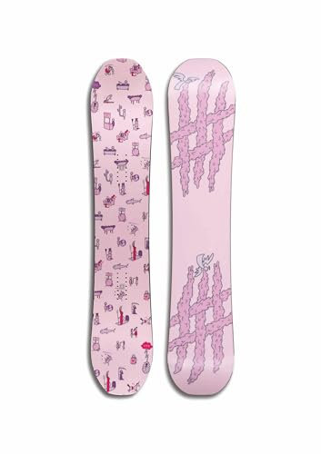 Sí. - Halldor Xtrm, tablas de snowboard de doble punta, ideal para snowboard en todas partes, talla 151, color rosa