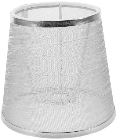 KONTONTY Small Pleated Lampshade 4cm Diameter Clip-on for E27 Bulbs, Detachable Lamp Shade Suitable for Living Room and Bedroom Light Fixtures