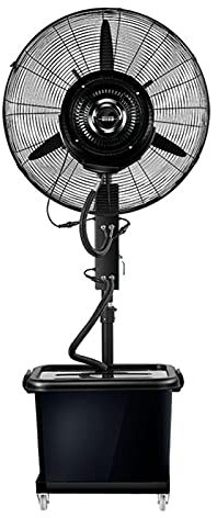 Ventilateurs sur pied, ventilateur industriel, brumisateur oscillant, avec dispositif anti-fuite, 5 vitesses, arrosage automatique, convient pour l'extérieur, les usines et les centres comme
