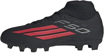 adidas Kinder F50CLUB MID FG/MG Fußballschuh J KI6175 gelb/schwarz/Klares Rot