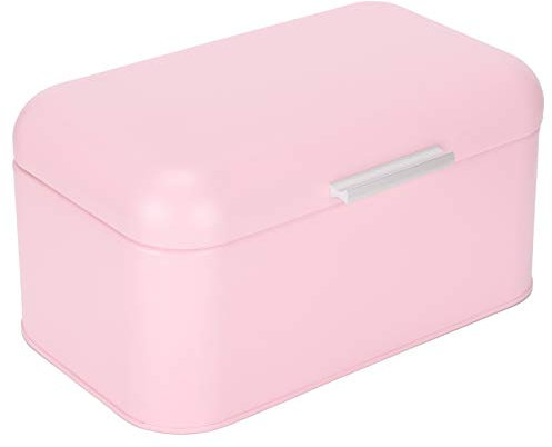 Pan de Hierro Rosa, Contenedor, Caja de Almacenamiento de Cocina Doméstica Retro No Tóxica