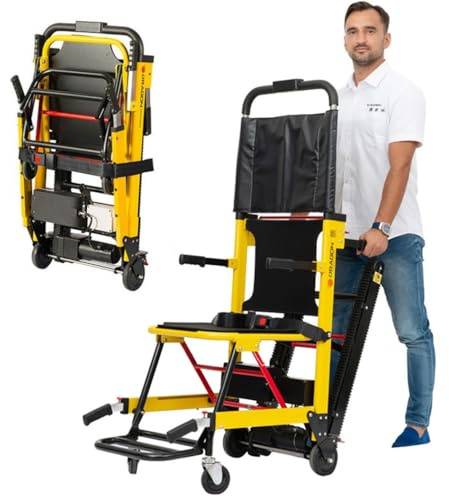 Silla de ruedas eléctrica para subir escaleras, silla para subir y bajar escaleras sin esfuerzo, salvaescaleras para personas mayores, silla de ruedas eléctrica, escaleras, scooter de movilidad amar
