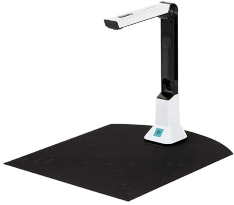 Buchscanner, Tragbarer hochauflösender Scanner, Dokumentenkamera mit Echtzeit-Projektionsvideoaufzeichnungsfunktion, A4-Scanner,für Bilder/Ausweise/Büromanuskripte