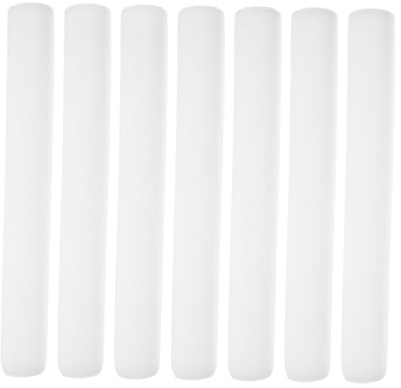 DEARMAMY Set 7 Pezzi Aste di Schiuma Bianca 40cm per Composizioni Floreali Supporto Robusto e Facile Inserimento per Bouquet e Decorazioni da Tavolo Fai da Te