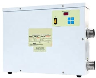 YXZKJZJ 15KW Electric Pool Heat Pump High Efficiency Swimming Pool Heater For Residential Swimming Pool Water Spa Efficient Heating(11KW)