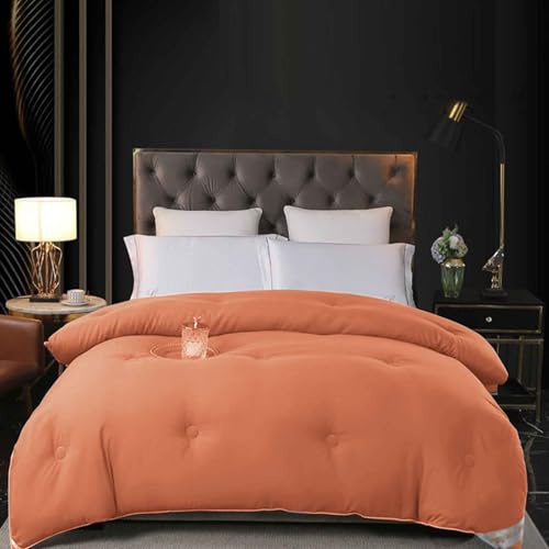 YWQJL Edredones Invierno, Edredón De Invierno Grueso Relleno De Seda De Morera, Manta De Invierno Tamaño Matrimonial, Edredón Grueso De Invierno, Edredón Acolchado Reversible.(*4,150x200cm/2kg)