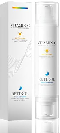 20ML Contorno de Ojos Crema, Eye Crema para Ojos Antiarrugas, Hidratante y Nutritiva, Aumenta el Colágeno de Piel, Bolsas y Ojeras, Ilumina, Reduce Arrugas y la Hinchazón -E