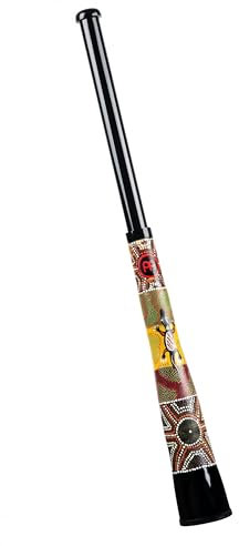 Meinl Percussion Slide Travel Didgeridoo - Größenverstellbares Reise Didgeridoo - D Stimmung - Inkl. Tasche - Kunststoff, Mehrfarbig (TSDDG2-BK)