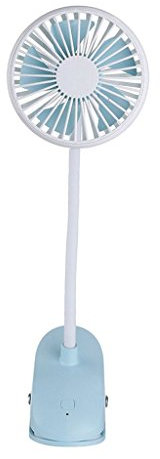 Tubayia - Ventilador de Mesa Mini USB (360 Grados, con Pinza)