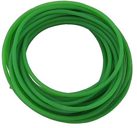 Beduan PU Transmission Round Belt 6mm OD High-Performance Urethane Belting Green for Conveyor Bonding Machine Dryer 16.4 Ft