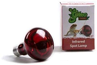 JEKOTRIBE Lampada a raggi INFRAROSSI per TERRARI E Piccoli Animali 100 Watt