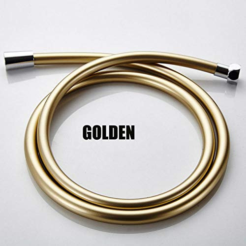 Tappeti Design Hochwertiger Flexibler 1,5 m PVC-Duschschlauch Bad-Duschset Zubehör Explosionsgeschützte Rohre-GOLDEN