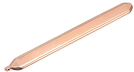 sourcing map Flaches Kupfer Heatpipe zum Kühlen von Laptop CPU GPU Kühlkörper 60 mm x 8 mm x 3 mm