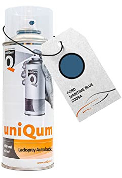uniQum Autolack Spraydose für Auto fürs FORD MARITIME BLUE 2009A Autolack Reparatur 400 ml