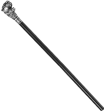 Angoily Cosplay Gehstock Mit Löwenkopf Halloween Kostüm Accessoire Hochwertiger Dekorativer Gehstock Für Fasching Und Karneval Sicheres Und Langlebiges Material Für Kreative