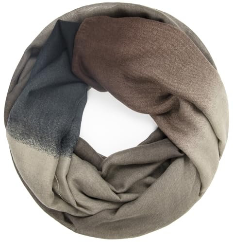 Glamexx24 Damen Schal leichter Langschal Loop Schlauchschal Tuch Viele Farben