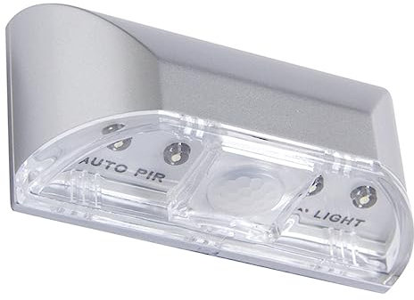 DOITOOL Led Schlüssellochlicht Mit Pir Bewegungssensor Automatische Türschlosslampe Batteriebetrieben Silber Für Treppen Flur Und Schlafzimmer