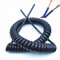 Cavo a spirale a molla Cavo a spirale telescopico a molla a 2 conduttori, 24AWG 20AWG 17AWG 14AWG Cavo di alimentazione nero Cavo di alimentazione espandibile Lunghezza 2,5 m 2 conduttori 24AWG