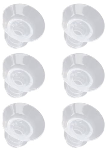 Inserti flangiati in silicone liquido per Medela/Spectra/scudi/flange da 24 mm, riducono il tunnel a 13 mm, 2 pezzi, compatibili con tiralatte indossabile (13 mm)