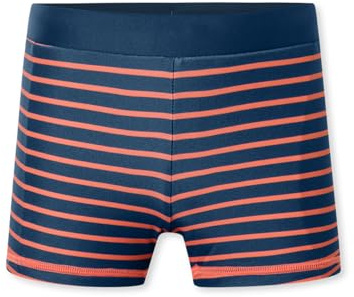 Schiesser Badbyxor för pojkar – Aqua Kids Boys – storlek 92 till 140, Orange_182731, 128 cm