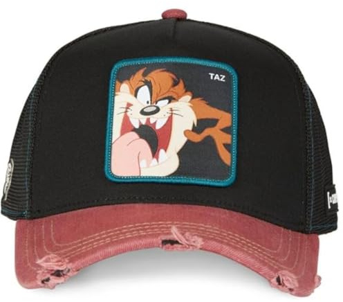 Capslab Caps für Herren Looney Tunes – Unisex-Trucker-Kappe mit gestickten Aufnähern – Passen Sie Ihren Look an, originelles und verstellbares Design für Jugendliche und Erwachsene – Caps für