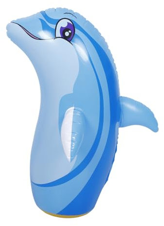 BESPORTBLE Aufblasbarer Delfin Wasserspielzeug PVC 85cm Outdoor Partydeko Für Kinder Und Erwachsene Schwimmspielzeug