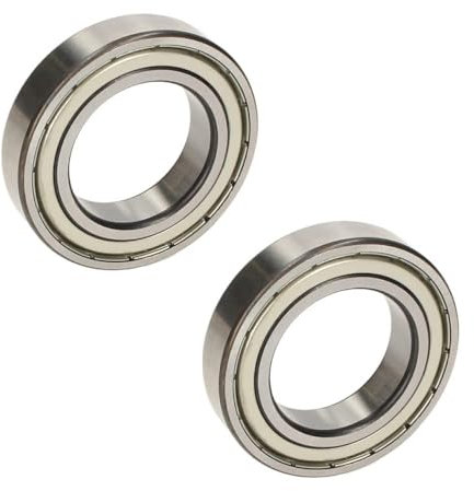 HeyNana - Cuscinetti a sfera 608-ZZ, 8 x 22 x 7 mm, in acciaio cromato sigillato, confezione da 2