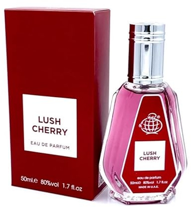Luush Cherry Eau de parfum 50 ml Parfum de niche de luxe Parfum fruité de cerise Flacon en verre