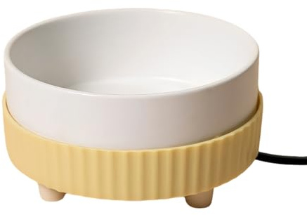 Beheizter Katzennapf – 13,5 X 7 Cm Thermotränke, Beheizter Hundewassernapf, USB-betriebener Thermostat-Tränke | Thermalwasserzubringer | Katzenfutter-Futterstation Für Hühner, Vögel, Drinnen Und Drauß