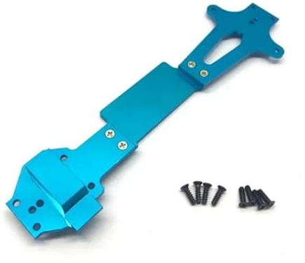 MGHGFYTAS RC Car Accessories Compatible With WLtoys 144001 RC Car Upgrade Modification Spare Parts Accessories Metal Second Floor Board 144001-1259(Blue)