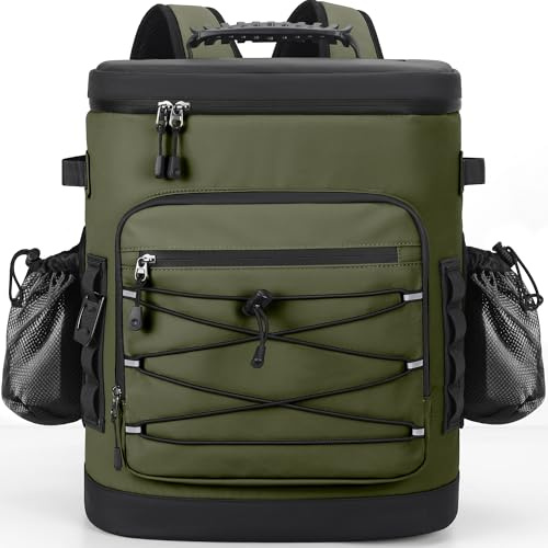 YOUNGOA Zaino refrigerante, 30 l, grande borsa termica termica, zaino da picnic, impermeabile, grande per uomo e donna