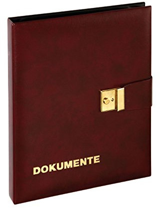 Pagna Dokumentenmappe (Dokumententasche, 4-Ring-Mechanik, 1H) weinrot