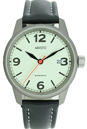 Aristo Uhr - Titan Automatikuhr mit Datum - Ref. 5H69TI