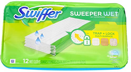 Wet Refill System, Cloth, Open Window Fresh, White, 12/Box, 12/Carton, Sold as One Box
