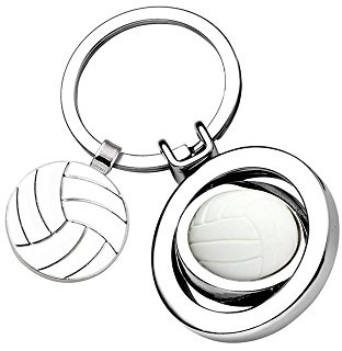 Porte-clés Ballon de Volley personnalisé avec Un prénom ou Un nom