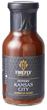 Firefly BBQ Kansas City BBQ Sauce - Thick & Tangy Barbecue Sauce for Beef, Pork & Chicken - 250ml